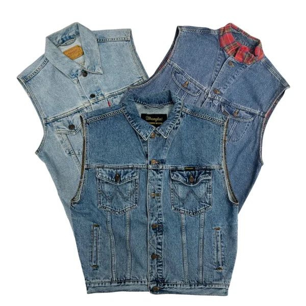 Levi's Lee Wrangler Denim Waistcoats 25x
