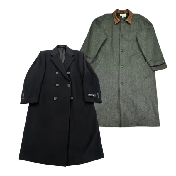 Branded Wool Trench Coats 30x