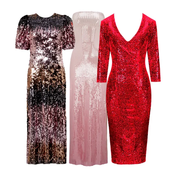 Women's Sequin Maxi Dresses 30x