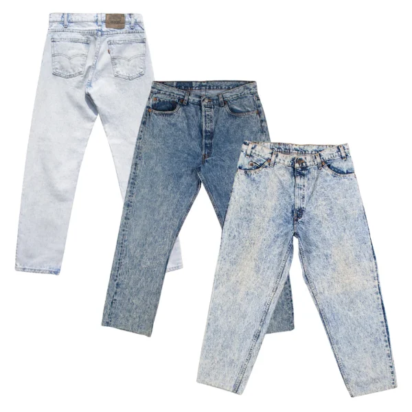 Levi's Lee Wrangler Acid Wash Jeans 50x