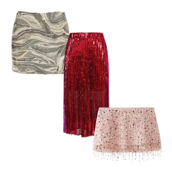 Women's Sequin Skirts 50x