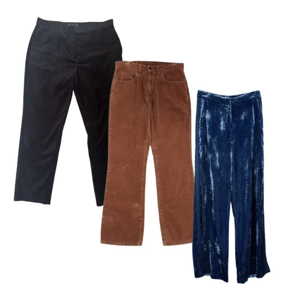 Women's Velvet Trousers 50x